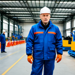 **

"A safety manager leading a training session for workers in a factory setting, demonstrating proper use of safety equipment, fully clothed, appropriate attire, safe for work, perfect anatomy, natural proportions, professional, well-lit, clear demonstration, Russian factory environment, serious but encouraging tone."

**