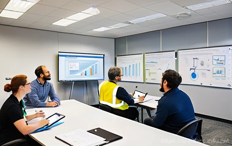 산업재해분석 자격증 취득 가이드 - **Prompt 2: Certified Expertise and Career Advancement**
    A confident female professional, in her...