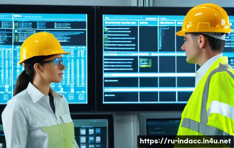 산업재해분석 전문가가 사용하는 현장 용어 - **Prompt:** A diverse group of industrial workers (male and female, various ages, all wearing modern...